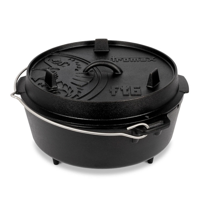 Казан-жаровня чугунная Petromax Dutch Oven ft6 на ножках 5,5 л 