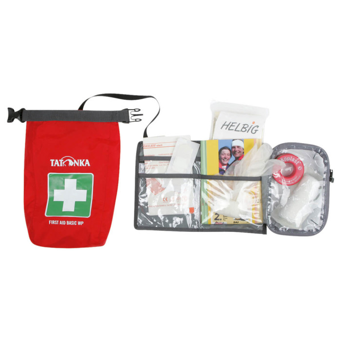 Аптечка заполненная Tatonka First Aid Basic Waterproof, Red (TAT 2710.015)  
