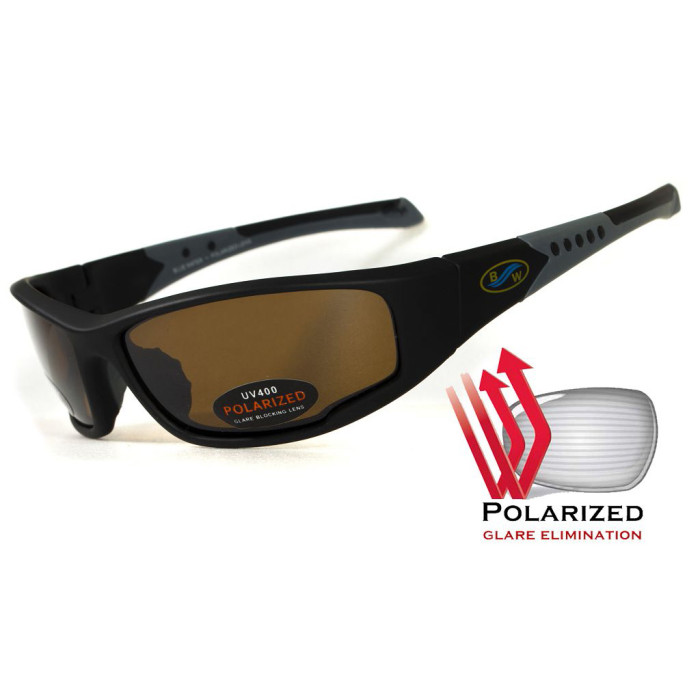 Очки BluWater Daytona-3 Polarized (brown) коричневые  