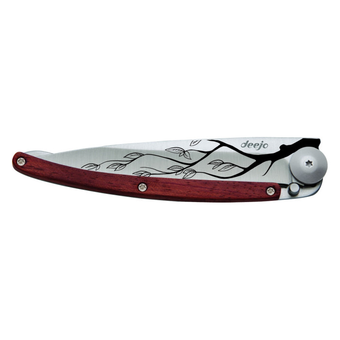 Нож Deejo Tattoo Wood 37 g, Rosewood, "Tree"  