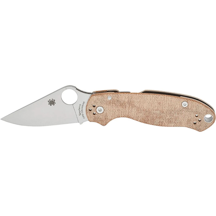 Нож Spyderco Para 3 Brown Canvas Micarta brown  