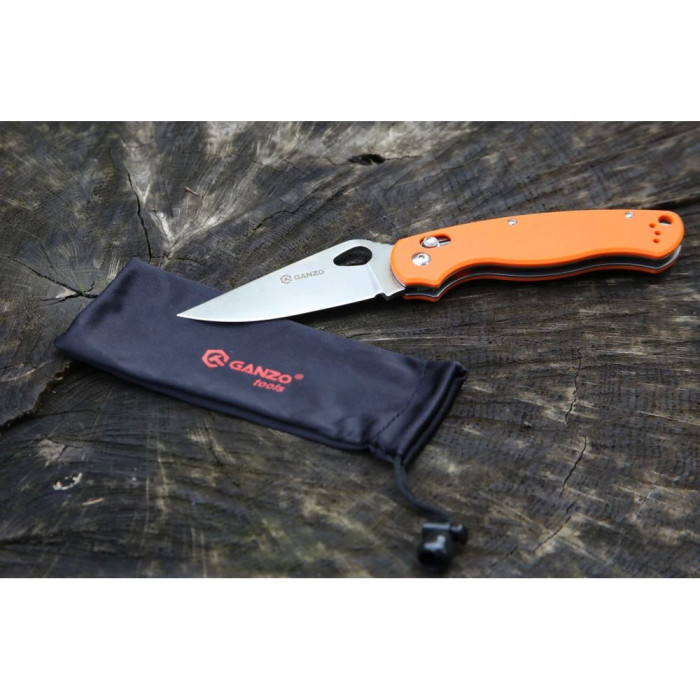 Нож складной Ganzo G729-OR оранжевый  