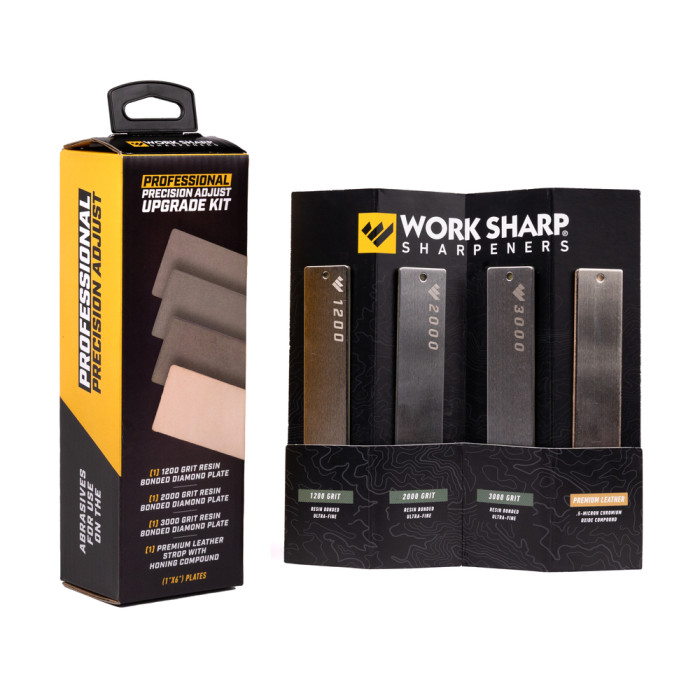 Work Sharp Набор аксессуаров для Professional Precision Adjust Elite Knife Sharpener (3 точильных камняя, 1 кожаная полоса, 1 полировальная паста)  