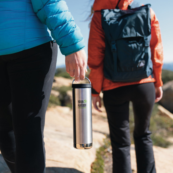 Термочашка Klean Kanteen TKWide Cafe Cap Brushed Stainless 592 ml  