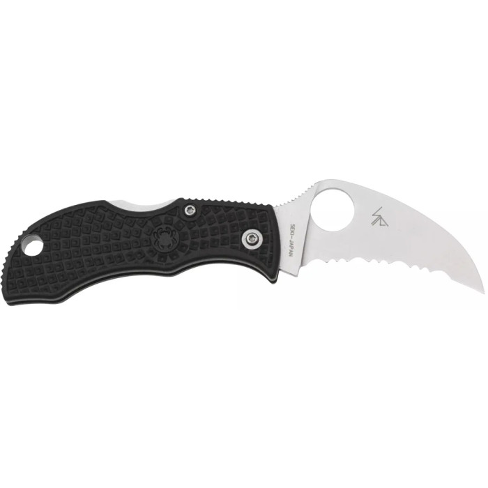 Нож Spyderco Manbug Hawkbill, VG-10, FRN black  