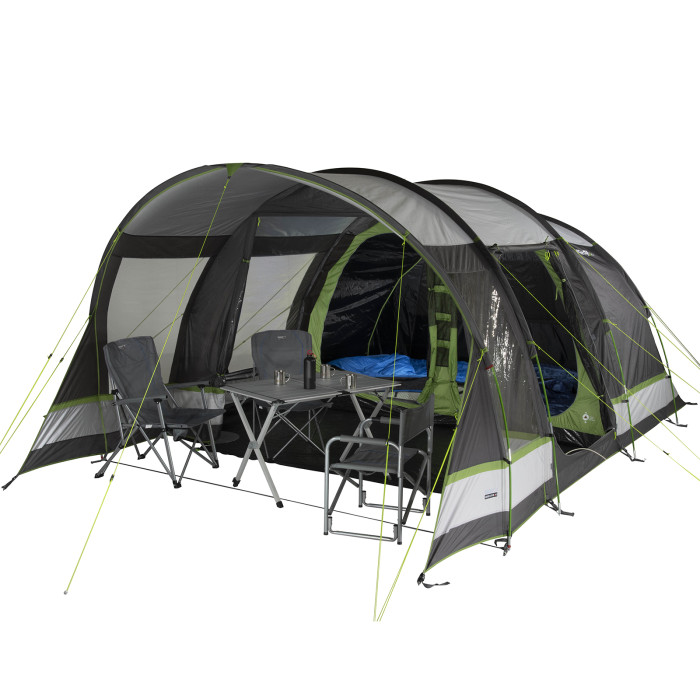 Палатка High Peak Garda 4.0 Light Grey/Dark Grey/Green (11821)  