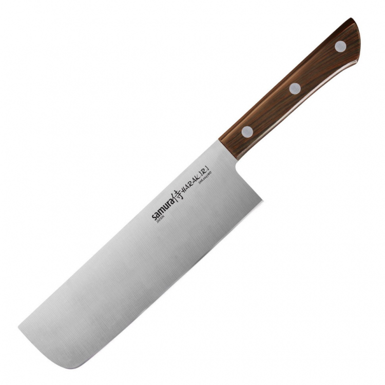 Нож кухонный Samura Harakiri овощной Накири, 161 мм, White SHR-0043WO 