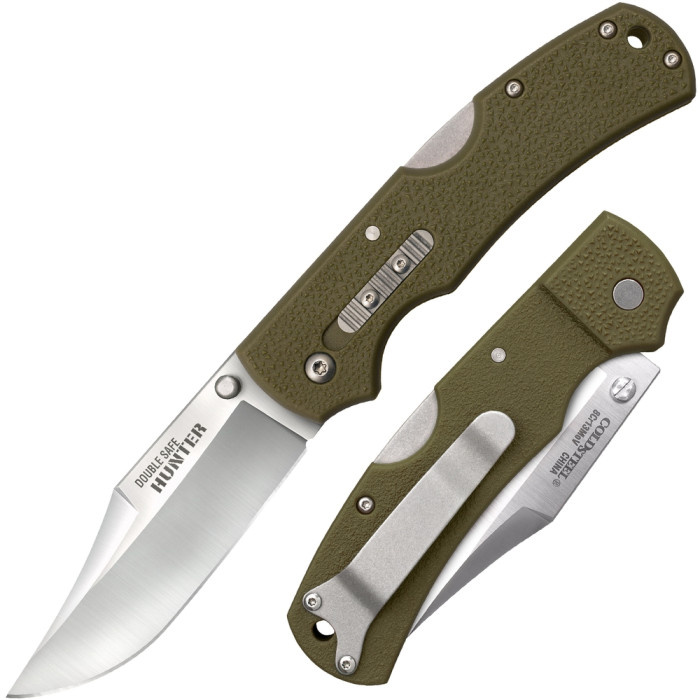 Нож Cold Steel Double Safe Hunter od green  