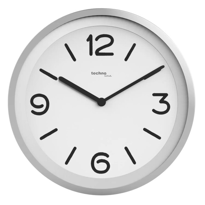 Часы настенные Technoline WT7400 Silver (WT7400) 