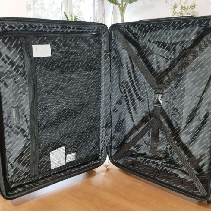 Чемодан Swissbrand Freya (M) Charcoal (SWB_LHFRE174M)  