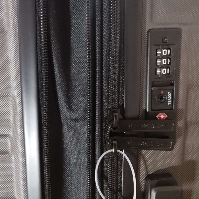 Чемодан Swissbrand Freya (M) Charcoal (SWB_LHFRE174M)  