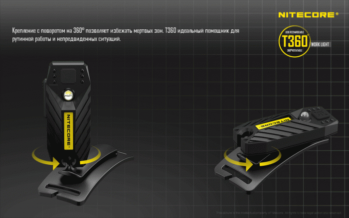 Налобный фонарь Nitecore T360  