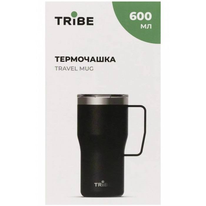 Термочашка Tribe Travel Mug 600 мл T-FA-0034, black  
