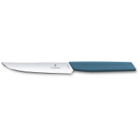 Кухонный нож Swiss Modern Steak  12см с син. ручкой