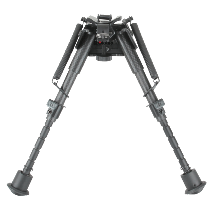 Сошки Vector Optics 155-230 мм. Карбоновое волокно, подпружиненное с рычагом  