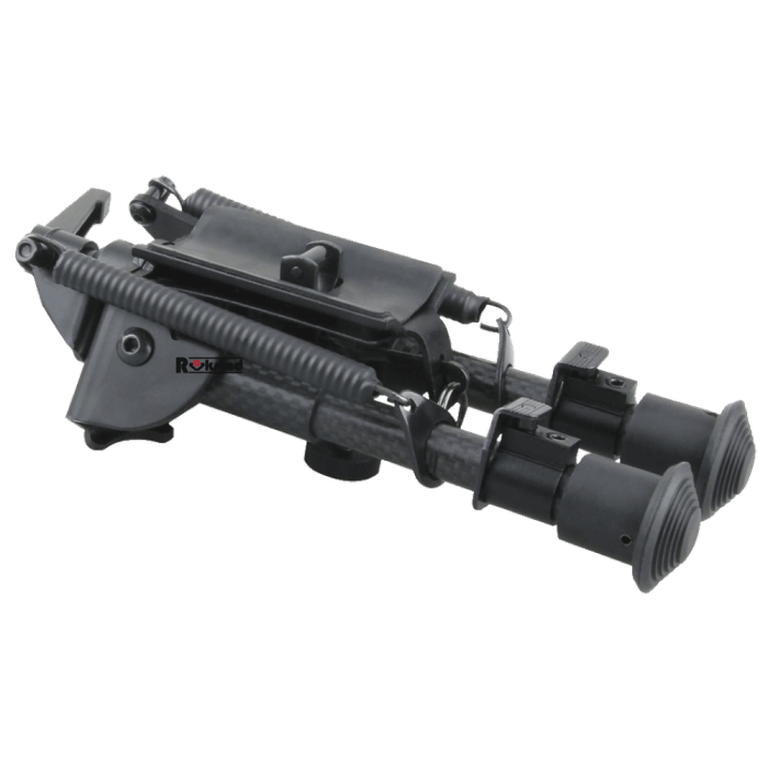 Сошки Vector Optics 155-230 мм. Карбоновое волокно, подпружиненное с рычагом  