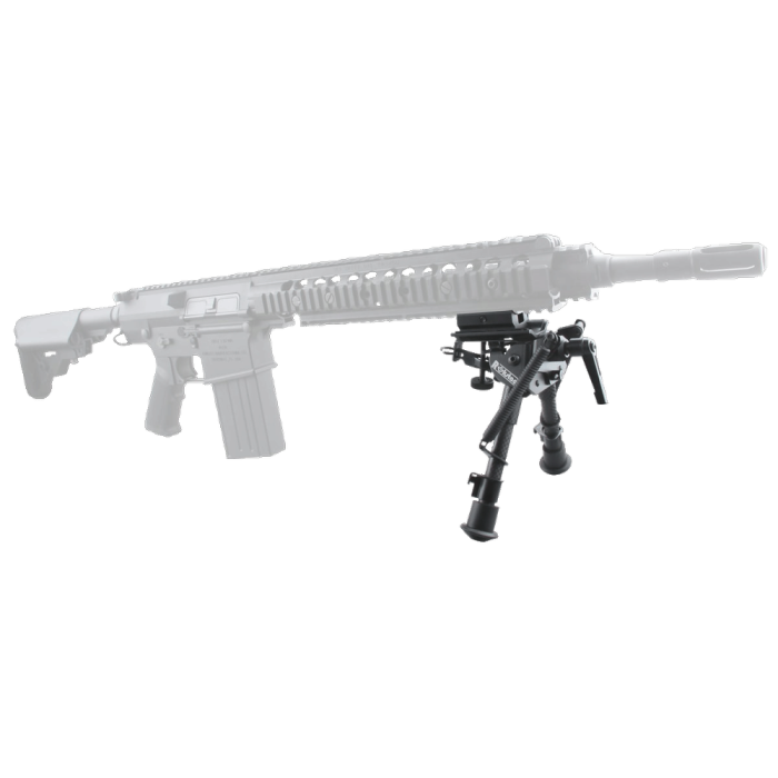 Сошки Vector Optics 155-230 мм. Карбоновое волокно, подпружиненное с рычагом  