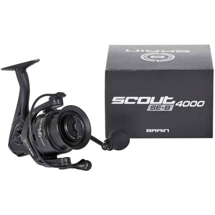 Катушка Brain Scout SE-B 4000S 8+1BB 4.9:1 Black  