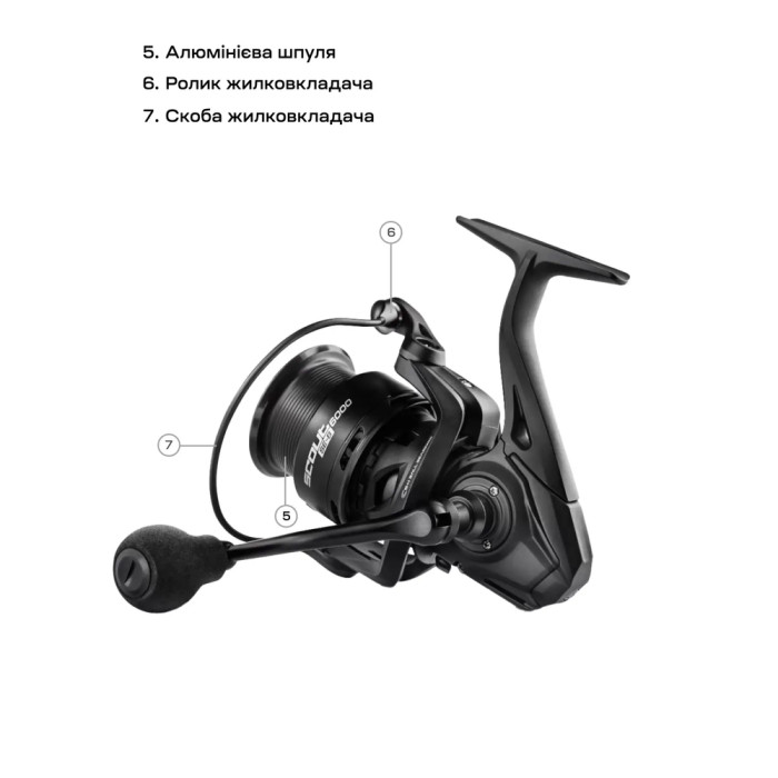 Катушка Brain Scout SE-B 4000S 8+1BB 4.9:1 Black  