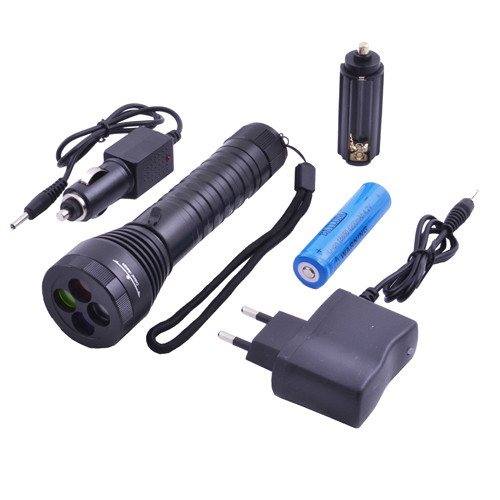 Карманный фонарь Police 12V 9842-XPE,ЗУ 220V/12V, 1x18650, лазер  