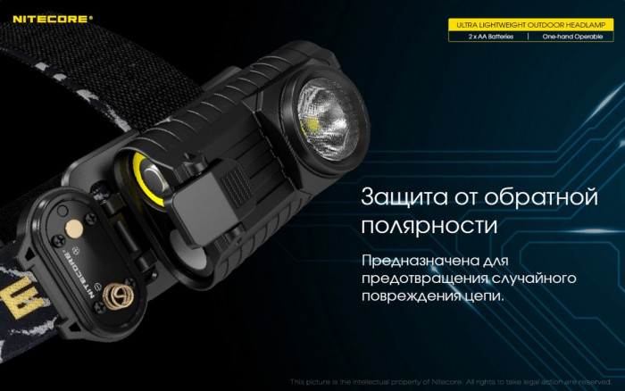 Фонарь налобный Nitecore HA23  