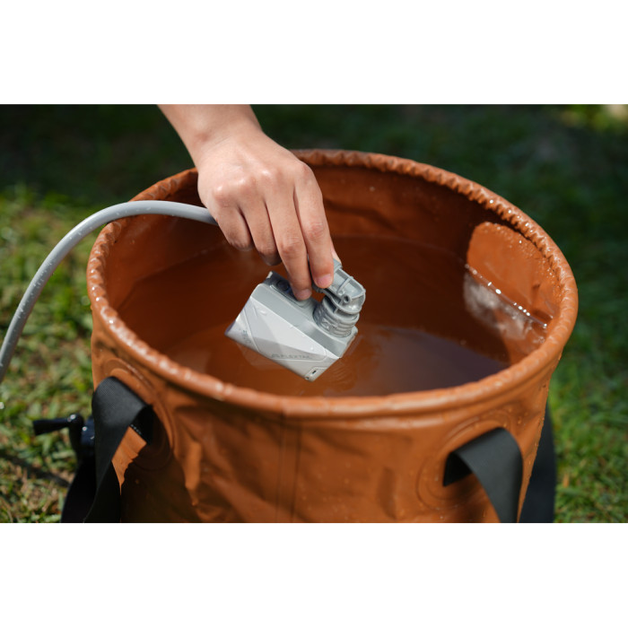 Душ портативный с насосом на аккумуляторе Flextail Tiny Shower, белый  