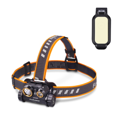 Налобный фонарь Fenix HM65R + универсальный фонарь Fenix E-LITE