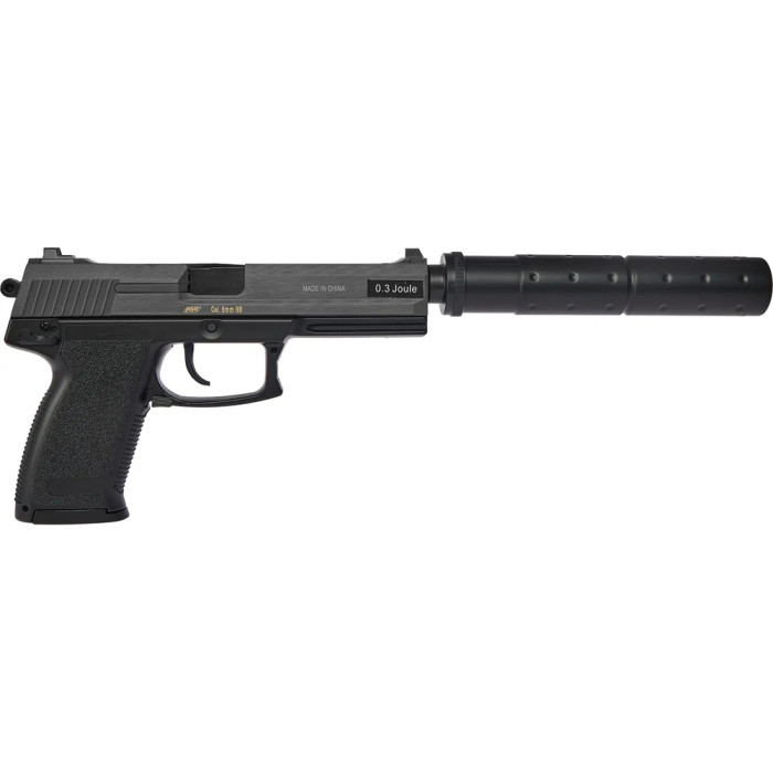 Пистолет страйкбольный ASG DL 60 SOCOM Spring кал.6 мм Black  