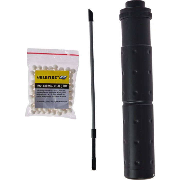 Пистолет страйкбольный ASG DL 60 SOCOM Spring кал.6 мм Black  