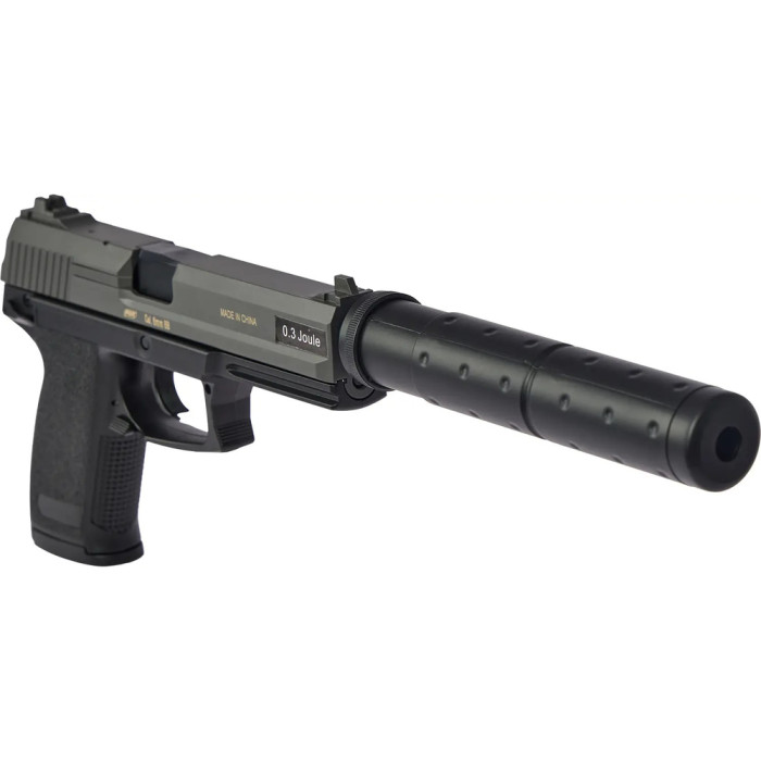 Пистолет страйкбольный ASG DL 60 SOCOM Spring кал.6 мм Black  