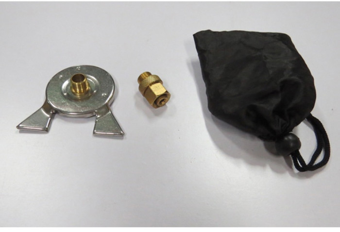 Переходник BRS-17B с резьбового типа на цанговый баллон  