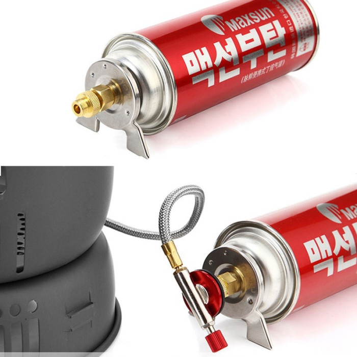 Переходник BRS-17B с резьбового типа на цанговый баллон  