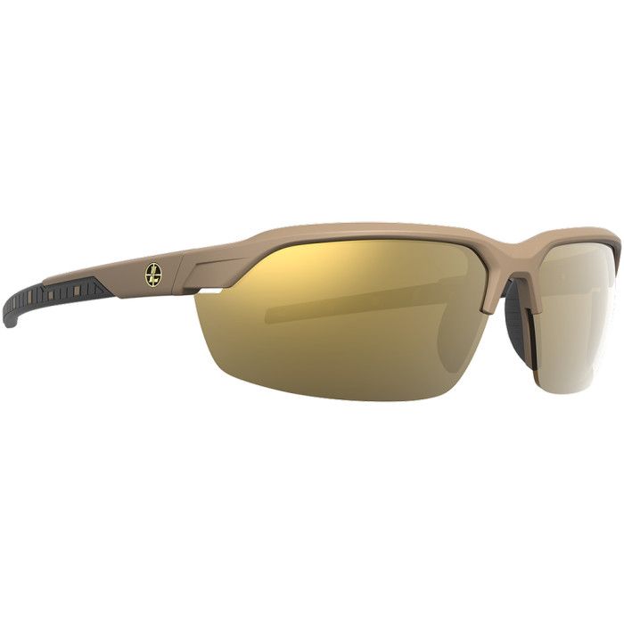 Очки тактические Leupold Tracer с оправой песочного цвета и бронзовыми линзами  