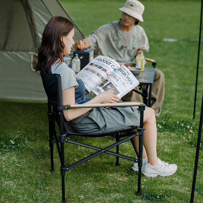 Кресло складное Naturehike CNH23JU13001, черное  