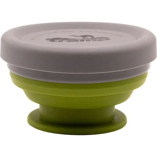 Стакан складной силиконовый с крышкой 200мл Tramp UTRC-126, green  