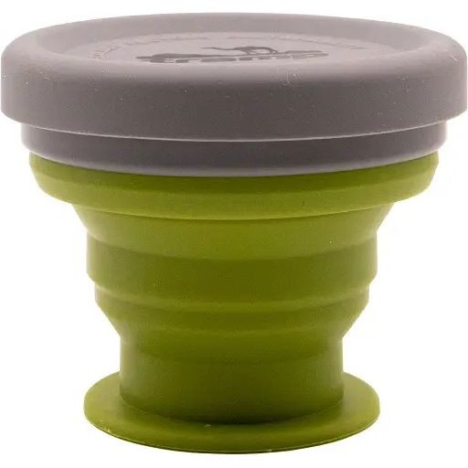 Стакан складной силиконовый с крышкой 200мл Tramp UTRC-126, green  