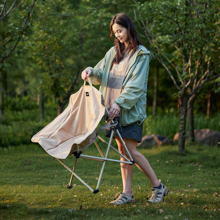 Стул складной Naturehike CNH23JU13002, бежевый  