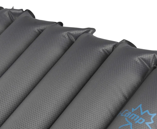 Коврик надувной Bo-Camp Single 185x50x6.3 cm Grey (3106603)  