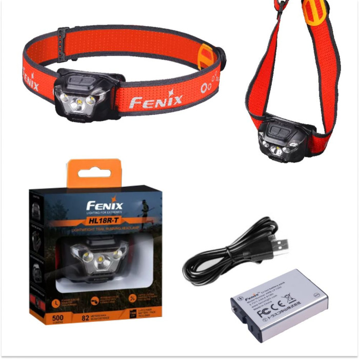 Налобный фонарь Fenix HL18R-T (CREE XP-G3 S3, EVERLIGHT 2835)  