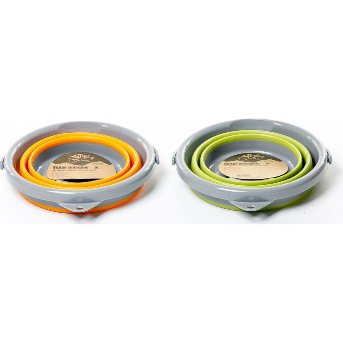 Ведро складное силиконовое Tramp TRC-092-orange  