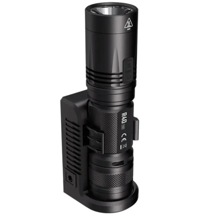 Карманный фонарь Nitecore R40 v2 с док-станцией (Cree XP-L2 V6, 1200 люмен, USB-C/12/220V)  