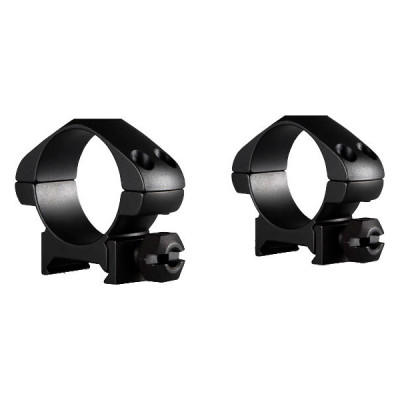 Кольца Hawke Precision Steel 30 мм Low. Сталь. Weaver