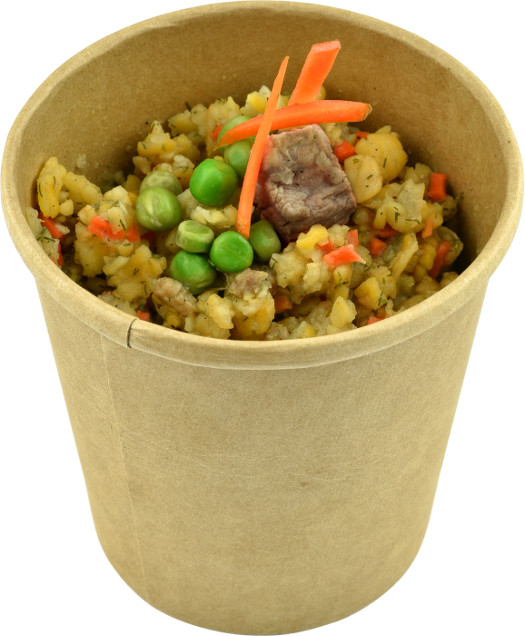 Гороховая каша с телятиной Happy Elk (упаковка для запаривания) AM0006  