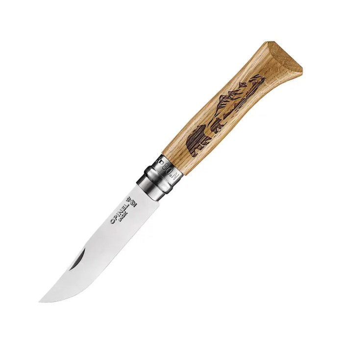 Нож Opinel №8 Animalia America Bear  