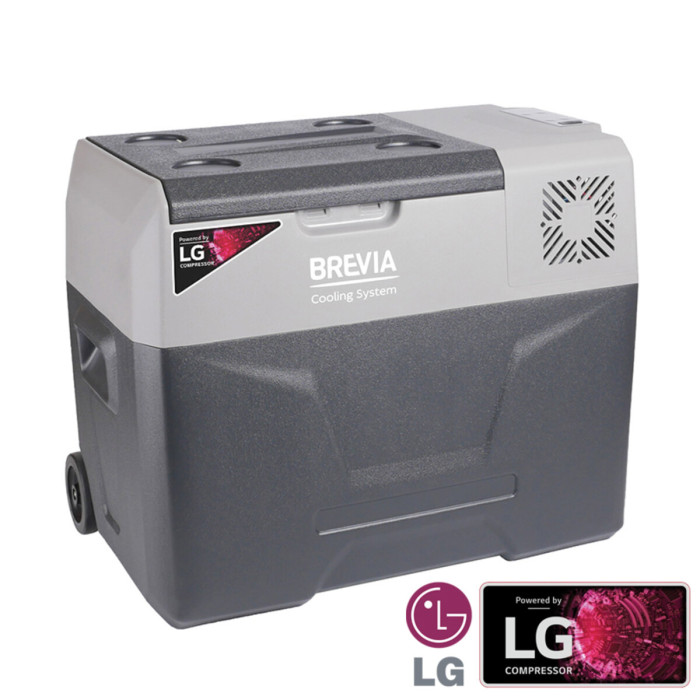 Холодильник автомобильный Brevia 40л (компрессор LG) 22735  