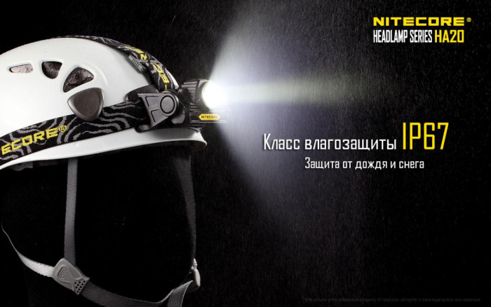 Налобный фонарь Nitecore HA20  