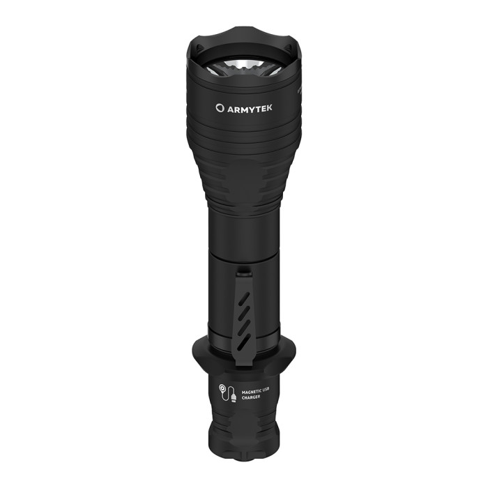 Тактический фонарь Armytek Viking Pro USB, белый,2200 люмен (F07701C)  
