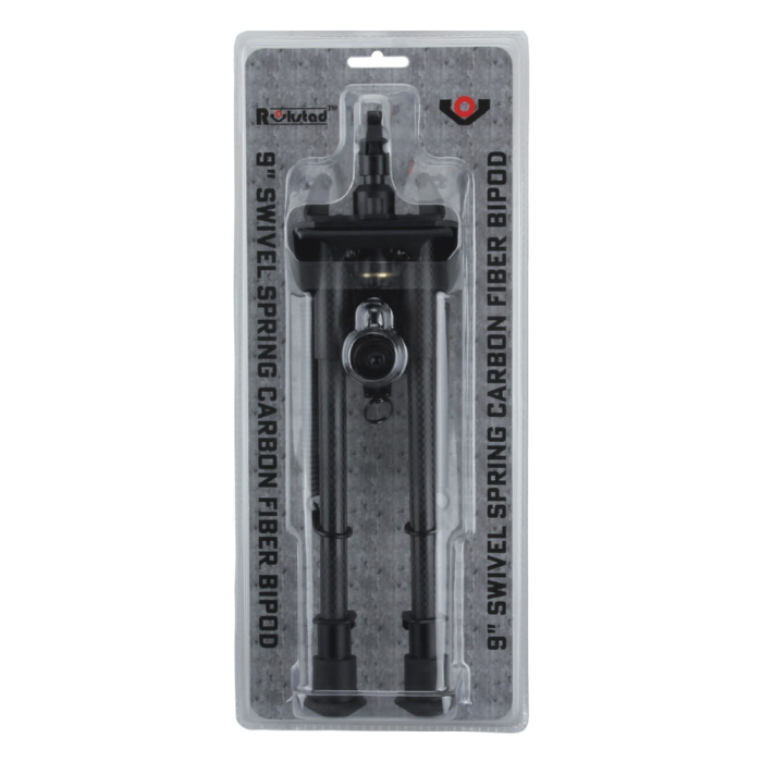 Сошки Vector Optics 230-345 мм Карбоновое волокно, подпружиненное с рычагом  