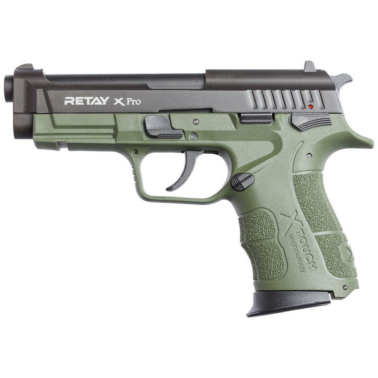 Пистолет стартовый Retay XPro 9мм olive (R570542G) 