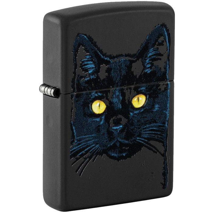 Зажигалка  Zippo 218 2022PFF Black Cat Design 48491  